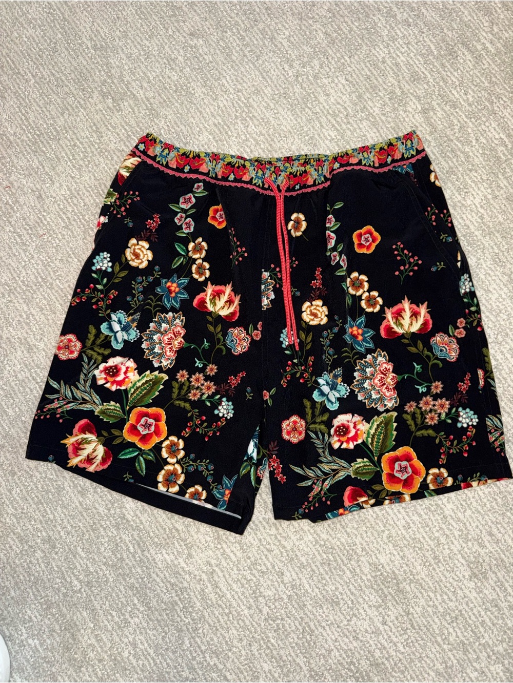 Johnny Was swim trunks